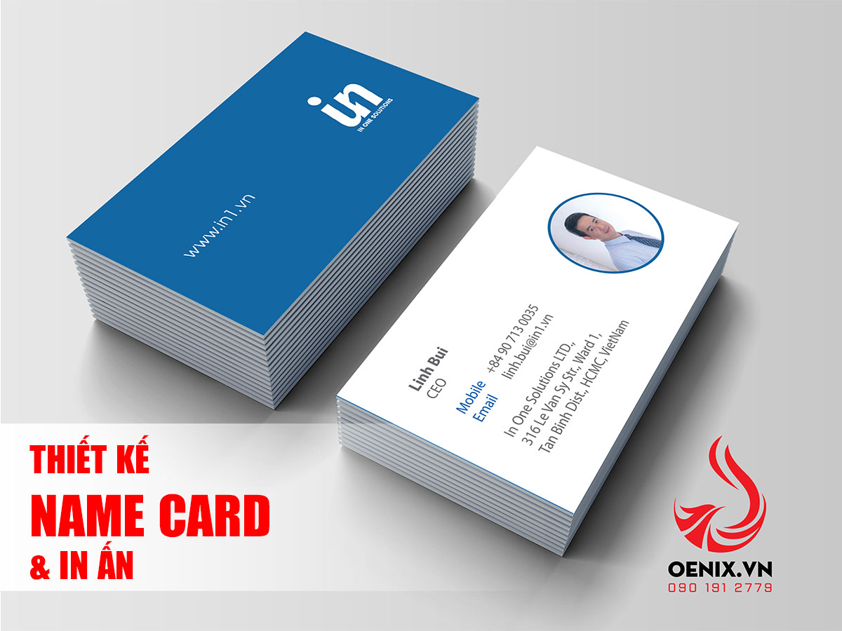 In Name Card - Công Ty Cổ Phần OENIX [Thiết Kế và In ấn]